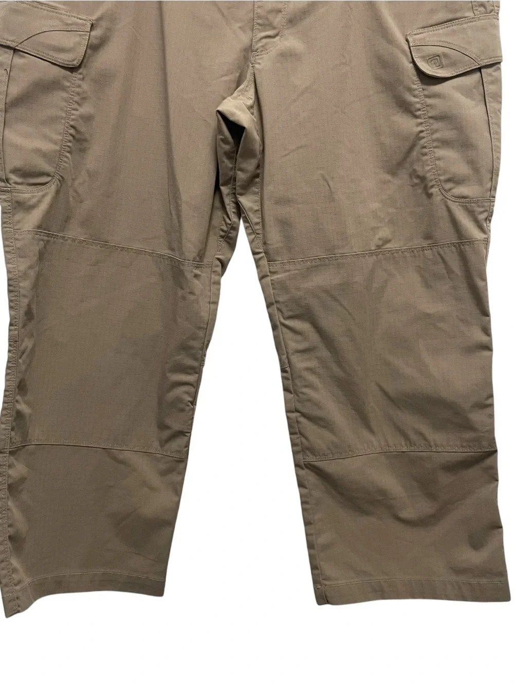 5.11 Tactical Pants Mens 40X30 Beige Cargo Ripstop Relaxed Fit Workwear